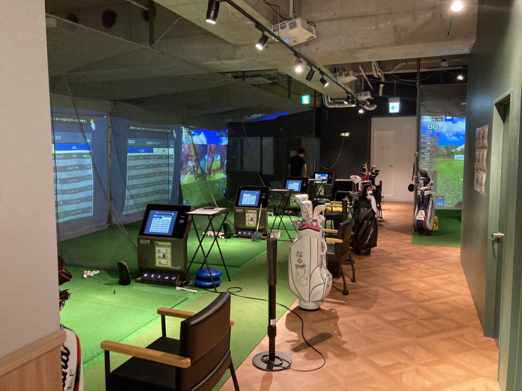 練習ブースの写真